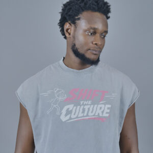 SHIFT THE CULTURE Gray Stonewashed